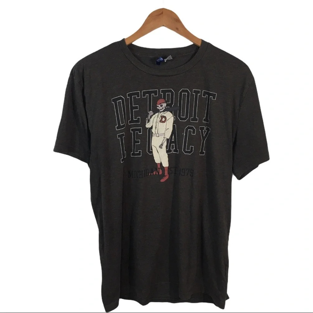 TS659 H&M Divided Detroit Legacy Baseball Shirt XL